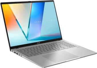 Ноутбук Asus VivoBook S16 S3607AA-SH114 Core Ultra 7 355 32Gb SSD1Tb Intel Graphics 16" OLED WUXGA (1920x1200) без ОС silver WiFi BT Cam (90NB1731-M007X0) - купить недорого с доставкой в интернет-магазине