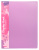 Папка с 10 прозр.вклад. Бюрократ Pastel PAST10PINK A4 пластик 0.5мм торц.карм с бум. встав розовый - купить недорого с доставкой в интернет-магазине
