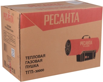 Тепловая пушка газовая Ресанта ТГП-30000 красный - купить недорого с доставкой в интернет-магазине