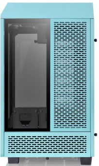 Корпус Thermaltake The Tower 100 Turquoise голубой без БП miniITX 1x120mm 3x140mm 2xUSB3.0 audio bott PSU - купить недорого с доставкой в интернет-магазине