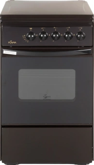 Плита Газовая Flama RG 2401 B коричневый (металлическая крышка) реш.сталь - купить недорого с доставкой в интернет-магазине