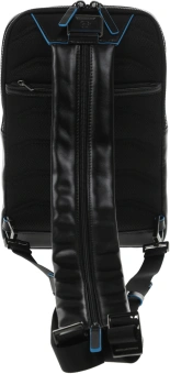 Рюкзак слинг мужской Piquadro Blue Square CA6589B2/N черный натур.кожа - купить недорого с доставкой в интернет-магазине