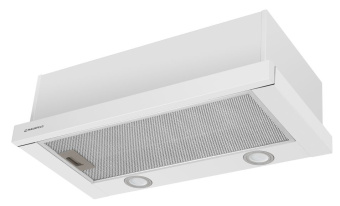Вытяжка встраиваемая Maunfeld VS Light 60 белый управление: кулисные переключатели (1 мотор) - купить недорого с доставкой в интернет-магазине