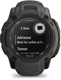Смарт-часы Garmin Instinct 2X Solar 50мм 1" MIP корп.черный рем.черный (010-02805-00) - купить недорого с доставкой в интернет-магазине