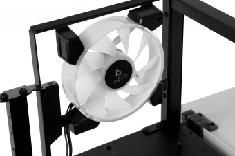 Корпус Azza Cast белый без БП ATX 3x120mm 2x140mm 2xUSB3.0 audio bott PSU - купить недорого с доставкой в интернет-магазине