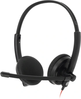 Наушники с микрофоном Оклик HS-L900 черный 2.8м накладные оголовье (1532022) - купить недорого с доставкой в интернет-магазине