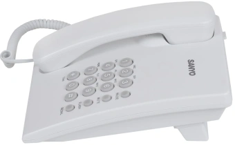 Телефон проводной Sanyo RA-S204W белый - купить недорого с доставкой в интернет-магазине