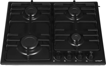 Газовая варочная поверхность Vitek VGH 6410 MBK черный - купить недорого с доставкой в интернет-магазине
