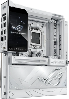 Материнская плата Asus ROG CROSSHAIR X870E GLACIAL Socket AM5 AMD X870E 4xDDR5 ATX AC`97 8ch(7.1) 2x10Gg RAID - купить недорого с доставкой в интернет-магазине