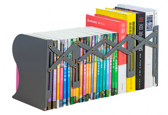 Подставка-ограничитель для книг Deli 78631BLACK 114х114х220мм расшир. металл цв.черный - купить недорого с доставкой в интернет-магазине