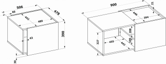 Стол журнальный Сокол СЖ-11 раздвиж. столешница ЛДСП белый (00-00013623) - купить недорого с доставкой в интернет-магазине
