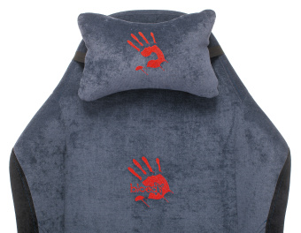 Кресло игровое A4Tech Bloody GC-470 синий с подголов. крестов. металл - купить недорого с доставкой в интернет-магазине