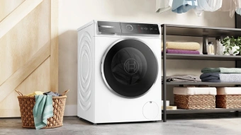Стиральная машина Bosch Serie 8 WGB24410ME пан.англ. класс: A загр.фронтальная макс.:9кг белый инвертор - купить недорого с доставкой в интернет-магазине