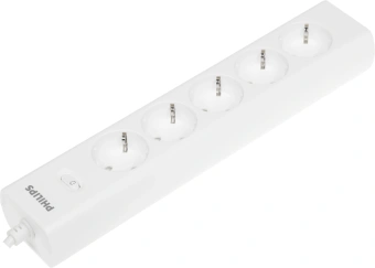 Сетевой фильтр Philips CHP2155WB/51 3м (5 розеток) белый (коробка) - купить недорого с доставкой в интернет-магазине