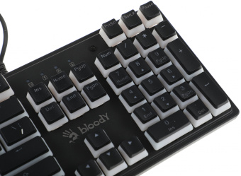 Клавиатура A4Tech S510RP механическая черный USB for gamer LED (S510RP PUDDING BLACK/BLMS RED) кабель 1.8м - купить недорого с доставкой в интернет-магазине