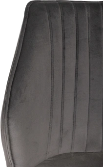 Стул для дома Бюрократ CH-K5_SP с повор.мех. т.серый Holland 18 металл черный на ножках (CH-K5_1/SP/HL18) - купить недорого с доставкой в интернет-магазине