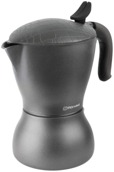Кофеварка гейзерн. Rondell Escurion Grey RDA-1274 0.45л алюминий серый - купить недорого с доставкой в интернет-магазине