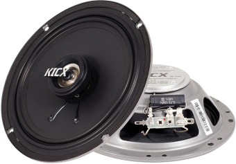 Колонки автомобильные Kicx SL-165 100Вт 91дБ 4Ом 16.5см (6 1/2дюйм) (ком.:2кол.) коаксиальные двухполосные - купить недорого с доставкой в интернет-магазине