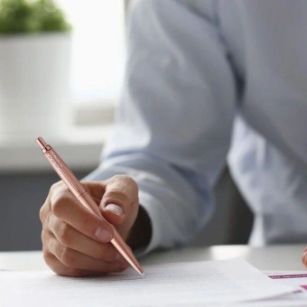 Ручка шариков. Parker Jotter Monochrome XL SE20 (2122755) роз.зол.мат. M син. черн. подар.кор. - купить недорого с доставкой в интернет-магазине