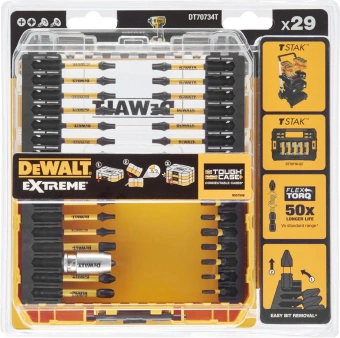 Набор бит DeWalt DT70734T-QZ (29пред.) для шуруповертов - купить недорого с доставкой в интернет-магазине