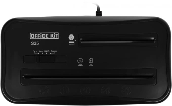 Шредер Office Kit S35 (секр.P-4) фрагменты 9лист. 14лтр. пл.карты CD - купить недорого с доставкой в интернет-магазине