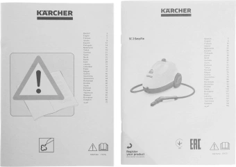 Пароочиститель напольный Karcher SC 2 EasyFix 1500Вт белый/черный - купить недорого с доставкой в интернет-магазине