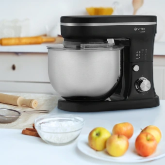 Кухонная машина Vitek VT-1441 планетар.вращ. 1400Вт черный - купить недорого с доставкой в интернет-магазине