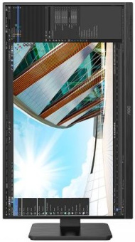 Монитор AOC 27" Pro Q27P2Q черный IPS LED 4ms 16:9 HDMI M/M матовая HAS Piv 300cd 178гр/178гр 2560x1440 75Hz VGA DP 2K USB 6.31кг - купить недорого с доставкой в интернет-магазине