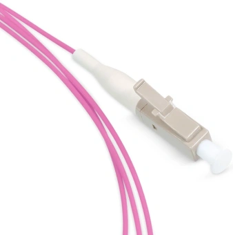 Пигтейл Cabeus PT-LC-50-OM4 1x50/125 OM4 LC 1.5м LSZH розовый - купить недорого с доставкой в интернет-магазине
