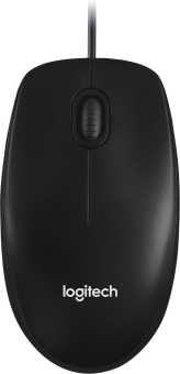 Мышь Logitech M100r черный оптическая 1000dpi USB 2but (910-006765) - купить недорого с доставкой в интернет-магазине