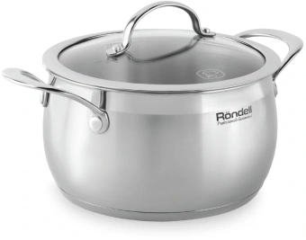 Кастрюля Rondell Admiring RDS-746 2.5л. d=18см (с крышкой) стальной - купить недорого с доставкой в интернет-магазине