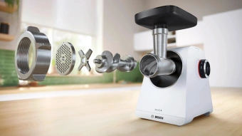Мясорубка Bosch MFWS607W 2100Вт белый - купить недорого с доставкой в интернет-магазине