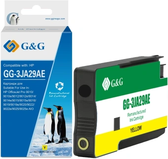 Картридж струйный G&G GG-3JA29AE 963XL желтый (25.8мл) для HP OfficeJet Pro 9010/9010e/9012/9012e/9014/9014e/9015/9015e/9016/9019/9019e/9020/9022/9022e/9025/9025e AIO - купить недорого с доставкой в интернет-магазине