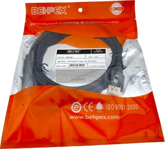 Кабель V1.4 ver1.4 DisplayPort (m) DisplayPort (m) 2м черный - купить недорого с доставкой в интернет-магазине