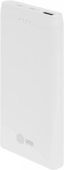 Мобильный аккумулятор Cactus CS-PBFSMT-10000 10000mAh 10.5W 2.1A 2xUSB-A белый - купить недорого с доставкой в интернет-магазине