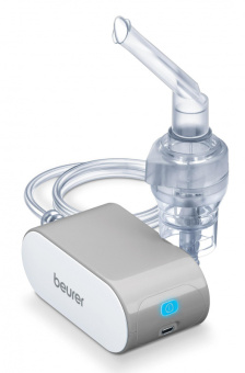 Ингалятор Beurer IH58 компрессорный портативный белый - купить недорого с доставкой в интернет-магазине