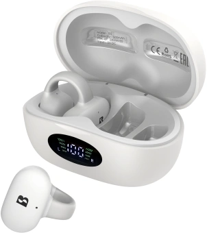 Гарнитура вкладыши A4Tech Biosong B5 TWS белый беспроводные bluetooth крепление за ухом (B5) - купить недорого с доставкой в интернет-магазине