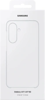 Чехол (клип-кейс) Samsung для Samsung Galaxy A17 Clear Case A17 прозрачный (EF-QA176CTEGRU) - купить недорого с доставкой в интернет-магазине