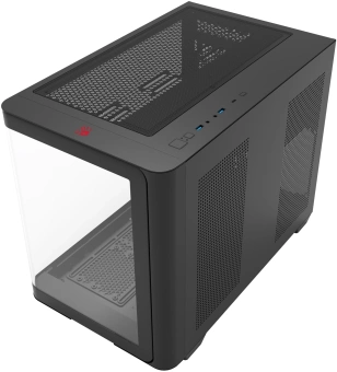 Корпус Bloody BD-CC112 черный без БП mATX 9x120mm 2xUSB3.0 audio bott PSU - купить недорого с доставкой в интернет-магазине
