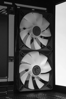 Корпус MSI MAG Pano M110R черный без БП mATX 6x120mm 2x140mm 2xUSB3.0 audio AirDuct bott PSU - купить недорого с доставкой в интернет-магазине