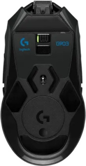 Мышь Logitech G903 LightSpeed Hero черный оптическая 25600dpi беспров. USB 9but (910-005676) - купить недорого с доставкой в интернет-магазине