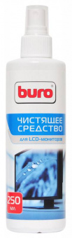 Спрей Buro BU-Slcd для экранов ЖК мониторов 250мл - купить недорого с доставкой в интернет-магазине
