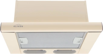 Вытяжка встраиваемая Elikor Интегра 45П-400-В2Л кремовый управление: кнопочное (1 мотор) - купить недорого с доставкой в интернет-магазине
