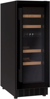 Винный шкаф Lex LWD3017BL dual zone 1-нокамерн. черный - купить недорого с доставкой в интернет-магазине