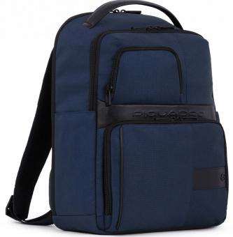 Рюкзак Piquadro Wollem CA6238W129/BLU синий полиэстер/натур.кожа - купить недорого с доставкой в интернет-магазине