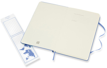 Блокнот Moleskine CLASSIC QP060B42 Large 130х210мм 240стр. линейка твердая обложка голубая гортензия - купить недорого с доставкой в интернет-магазине