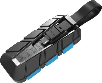 Накопитель SSD A-Data USB3.2 Gen2 1000GB SC740-1000G-CBU SC740 синий - купить недорого с доставкой в интернет-магазине