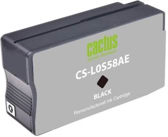 Картридж струйный Cactus CS-L0S58AE 953 черный пигментный (30мл) для HP OJ 7720 Pro/7730/7740/8210 с чипом - купить недорого с доставкой в интернет-магазине