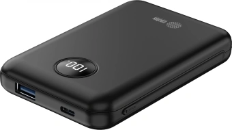 Мобильный аккумулятор Cactus CS-PBFSOA-10000 10000mAh 22.5W 4.5A USB-A/USB-C черный - купить недорого с доставкой в интернет-магазине