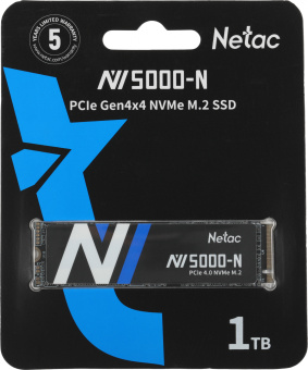 Накопитель SSD Netac PCIe 4.0 x4 1TB NT01NV5000N-1T0-E4X NV5000-N M.2 2280 - купить недорого с доставкой в интернет-магазине